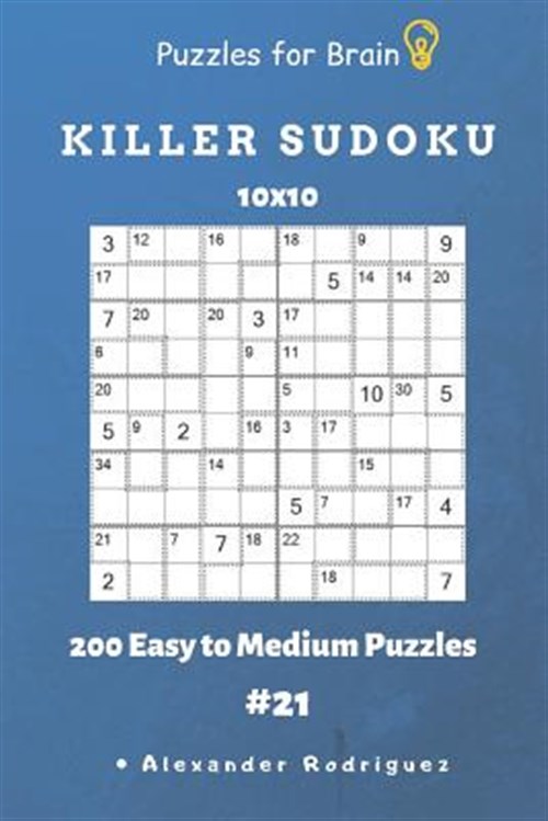 puzzles for brain killer sudoku 200 easy to medium